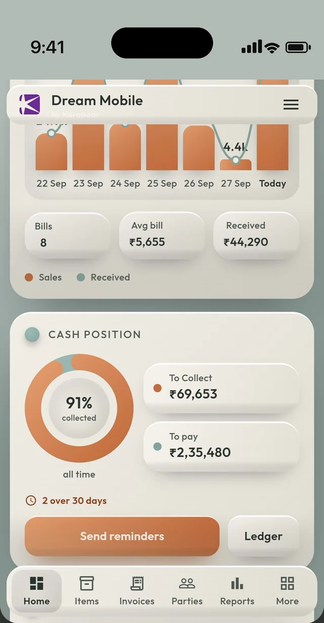 Cash — what's owed, both ways
